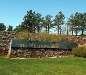 Entrance to the Meadows, Castle Rock CO