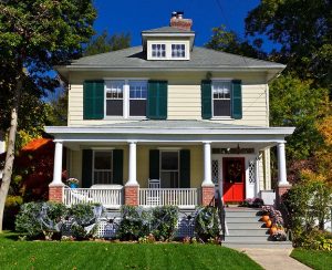 Beautiful Denver Square Home Four square or Plains square home