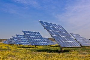 Solar Array Power Plant Power from Solar Arrays
